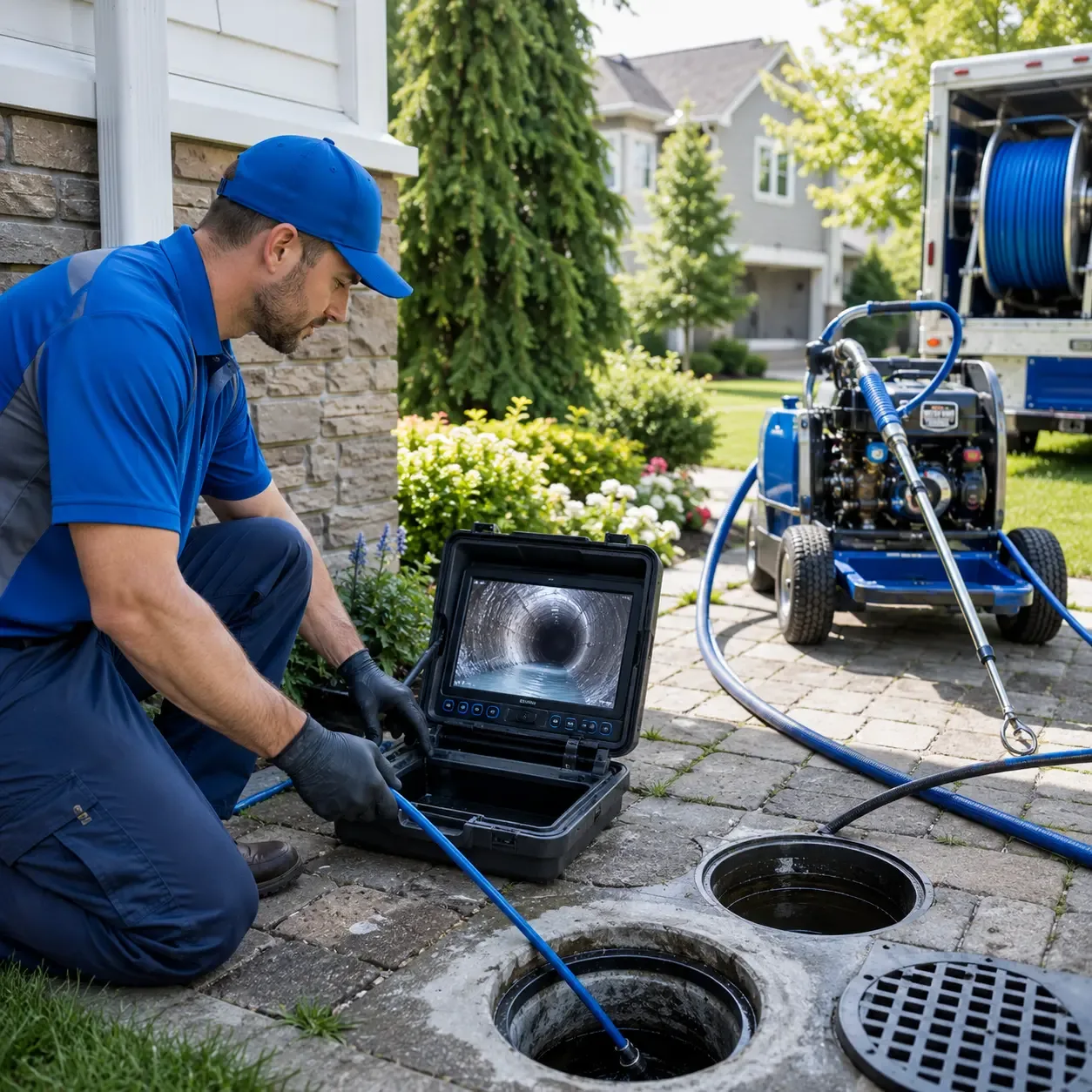 Outdoor drain cleaning professionals serving Baker, LA